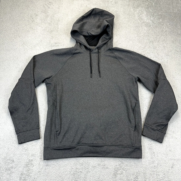 Lululemon City Sweat Thermo Hoodie Mens M Medium Gray Sweatshirt LM3BC1S - Picture 1 of 6